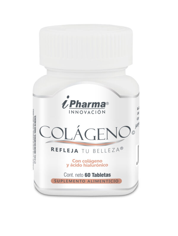 Colágeno Hidrolizado y Ácido Hialurónico Tabletas 500 mg. Colágeno Tipo I, II y III Premium 60 Tabletas